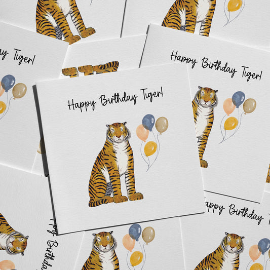 Birthday Tiger Card