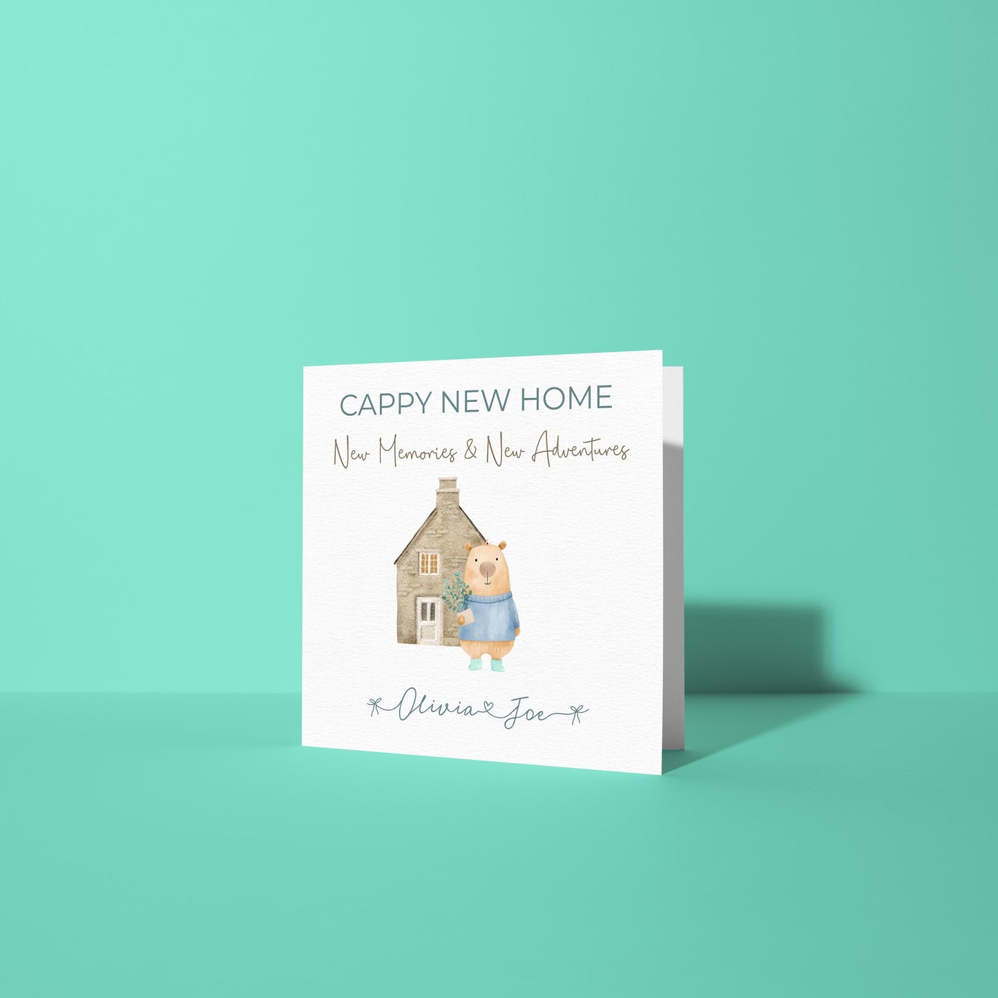 Capybara New Home Card