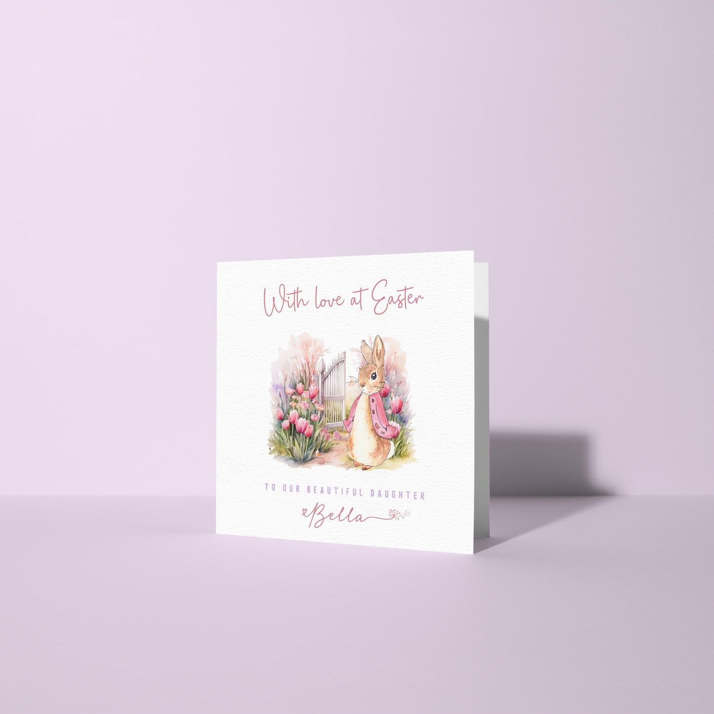 Rabbit Easter Card