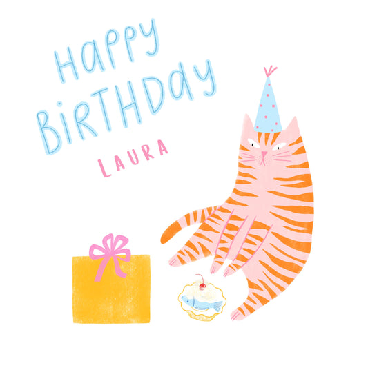 Cat Birthday Card