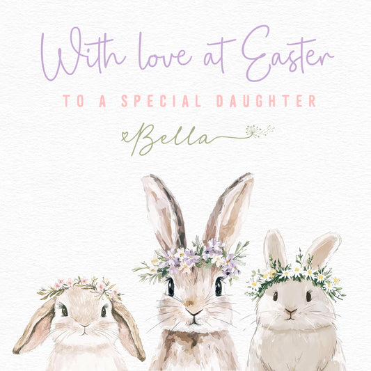 Rabbit Easter Card
