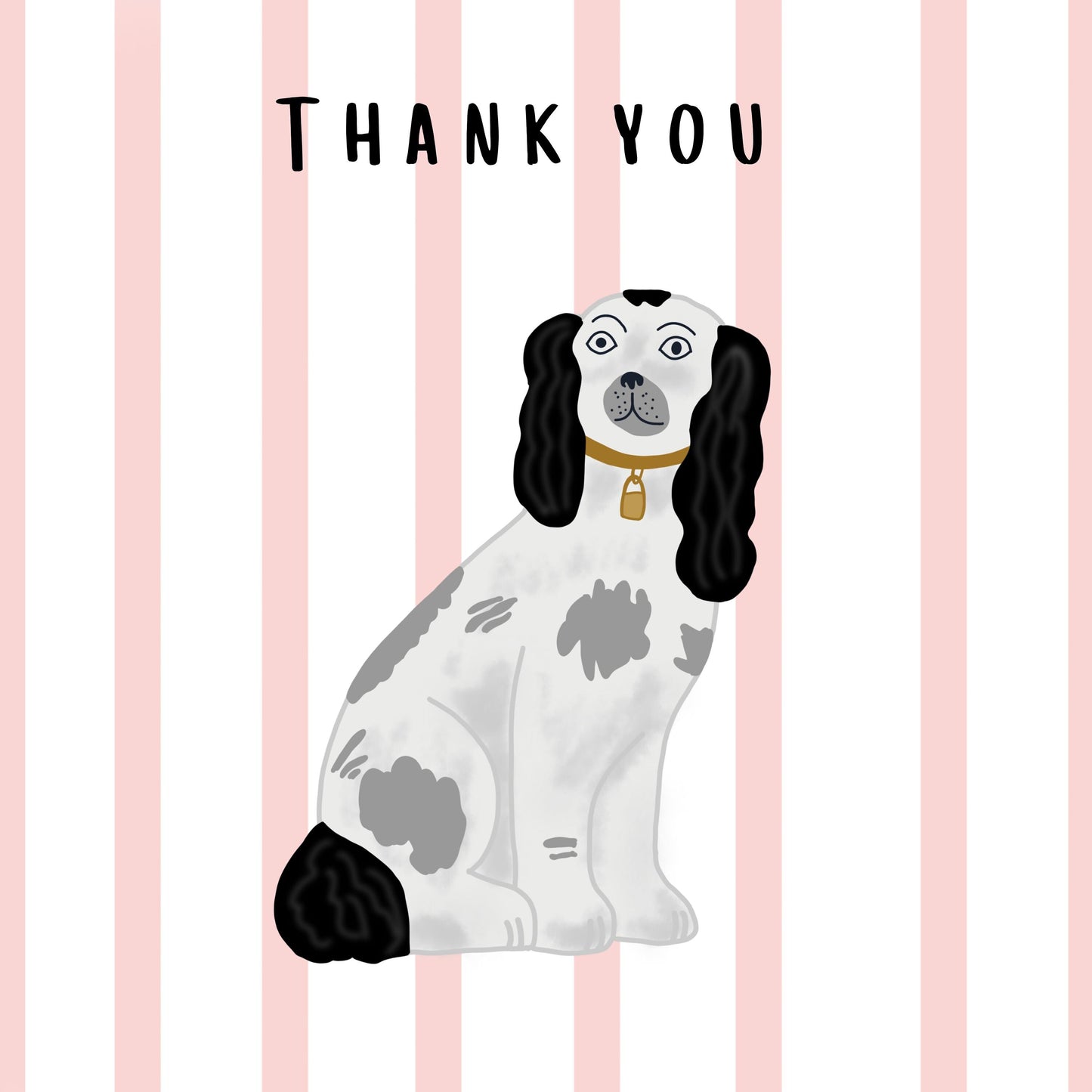 Wally Dog Thank You Card