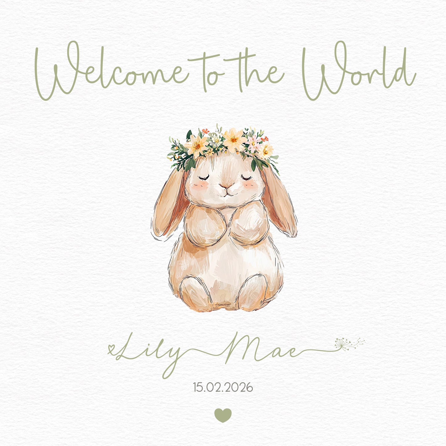 Newborn Baby Card