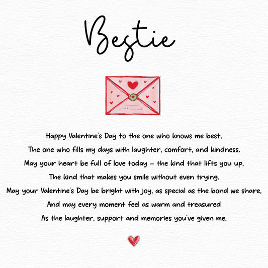 Bestie Valentine’s Day Card