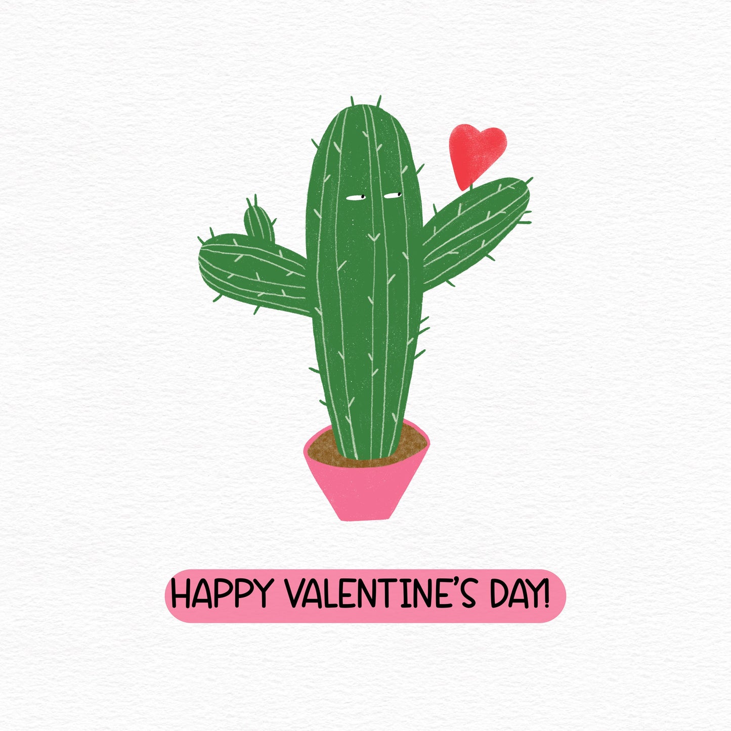 Cactus Heart Card