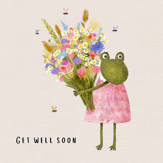 Frog - Get Well Soon Card
