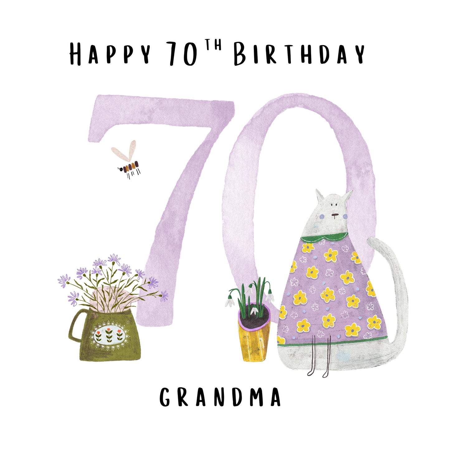 70th Birthday Card