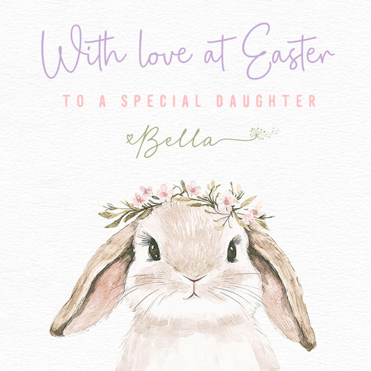 Rabbit Easter Card