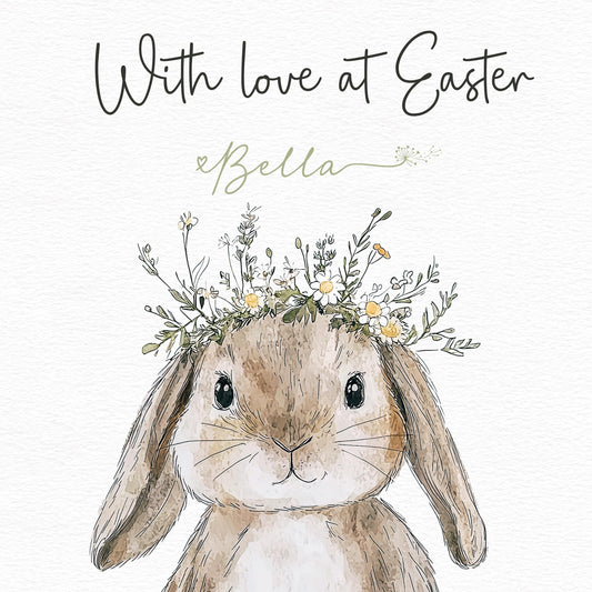 Rabbit Easter Card