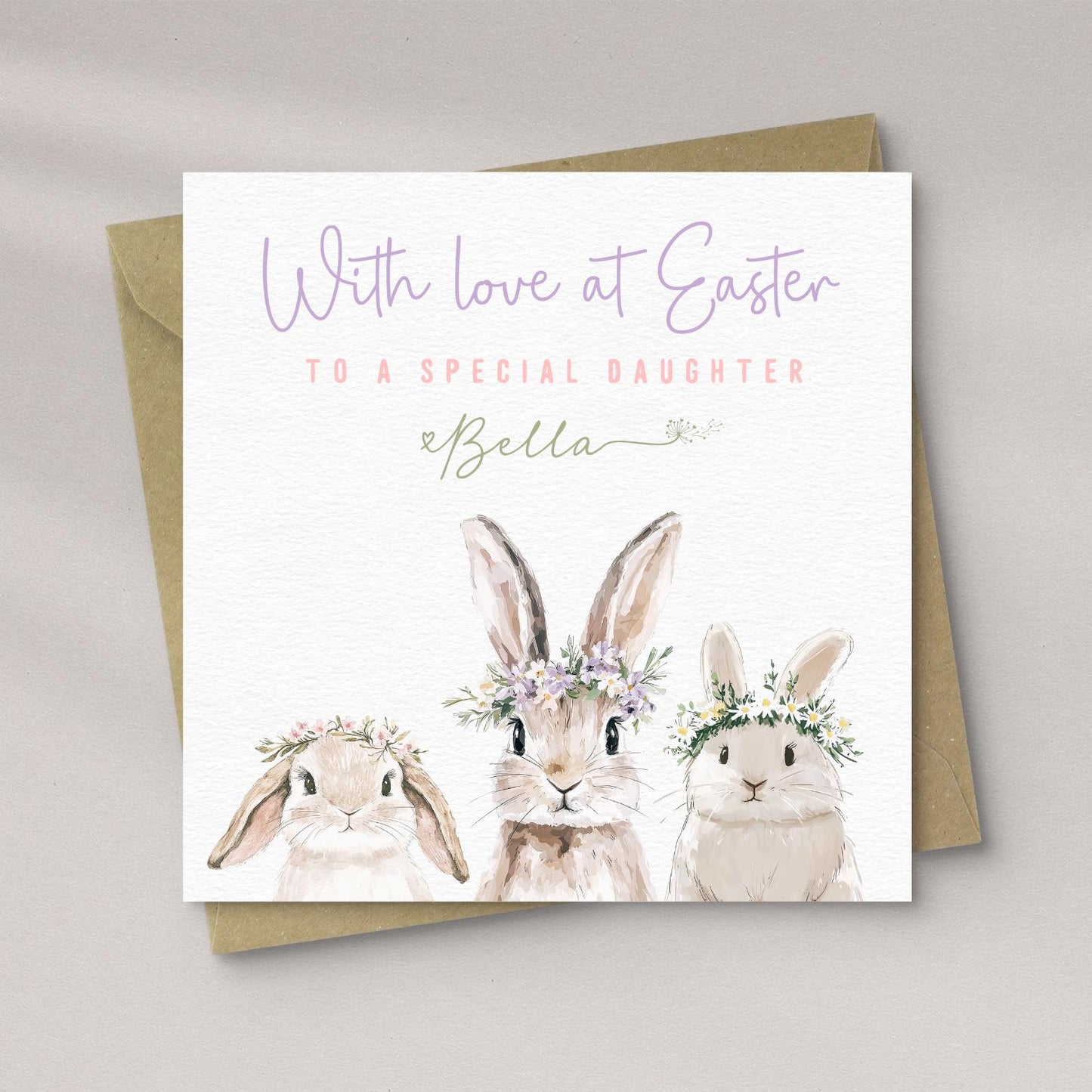 Rabbit Easter Card