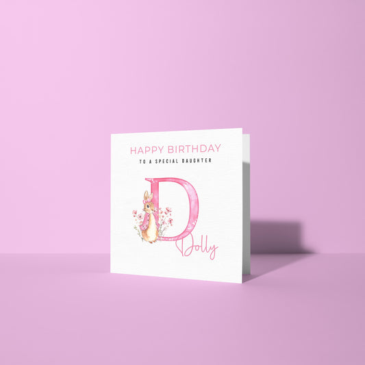 Rabbit Birthday Card