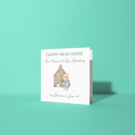 Capybara New Home Card
