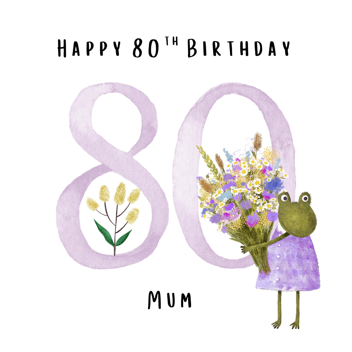 80th Birthday Card