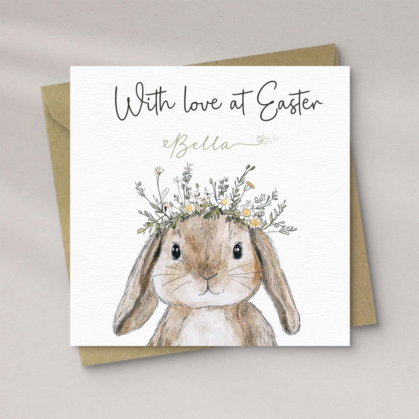 Rabbit Easter Card