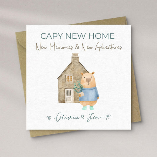 Capybara New Home Card