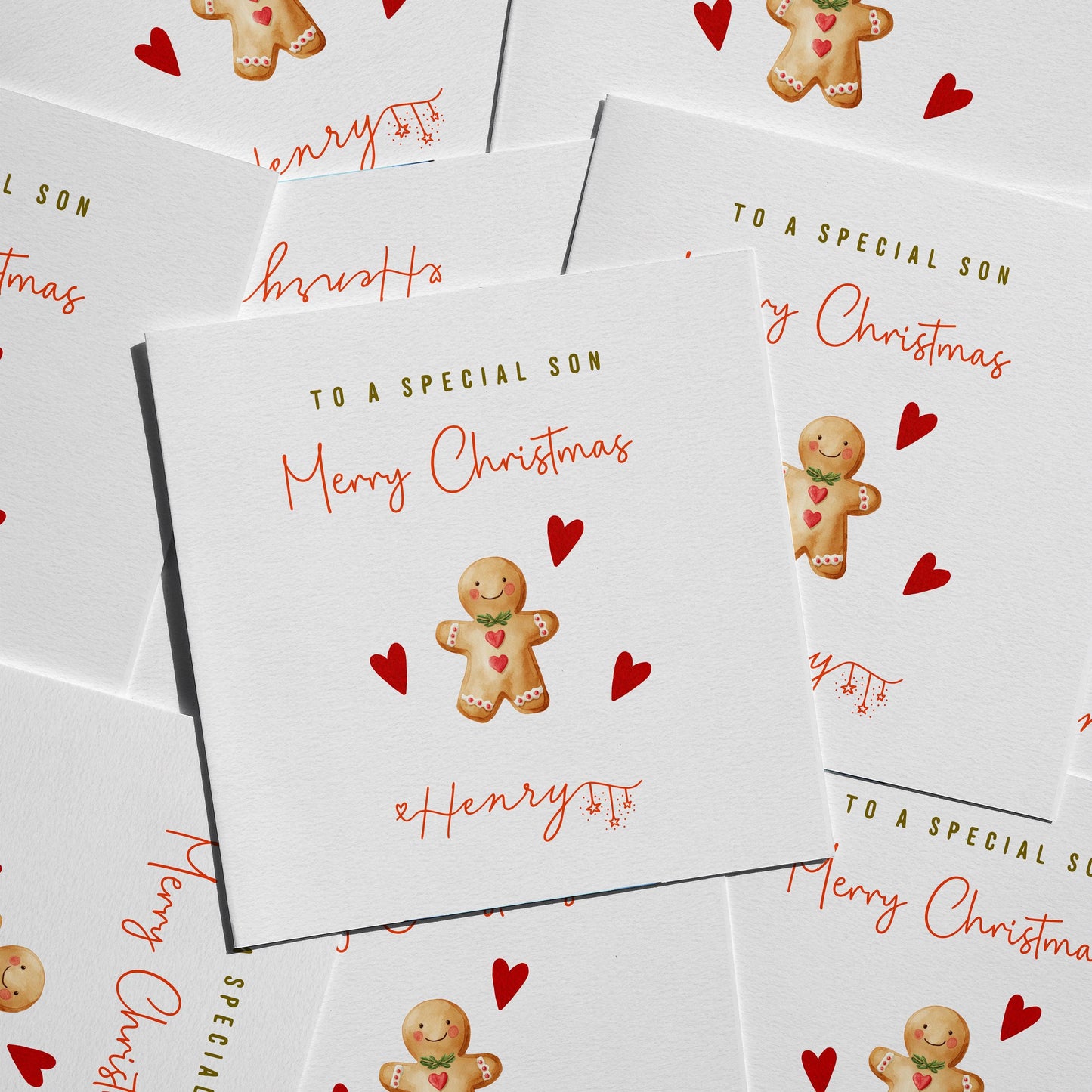 Gingerbread Man Christmas Card