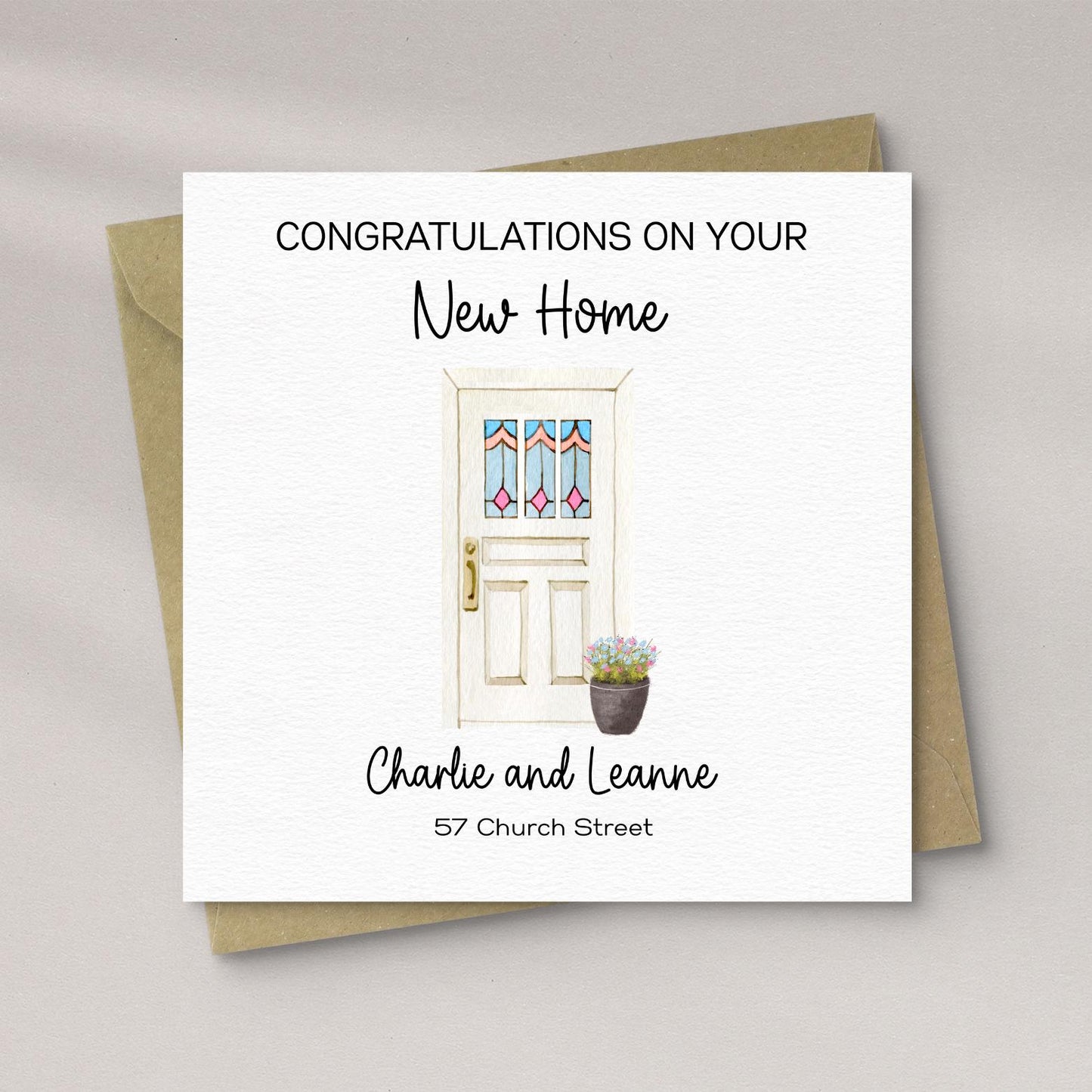 Personalised New Home Card