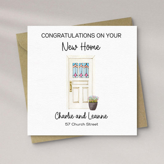 Personalised New Home Card