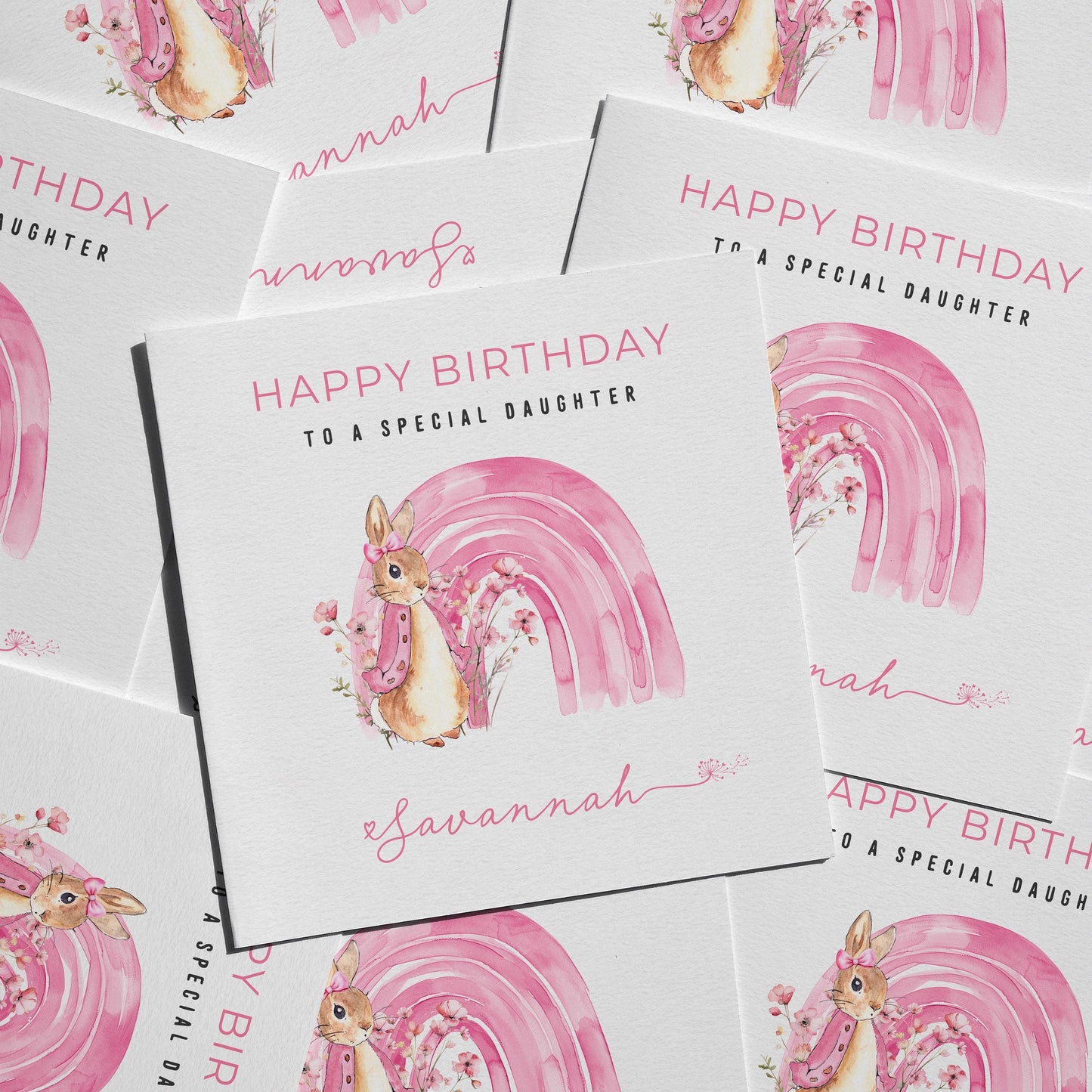 Rabbit Birthday Card
