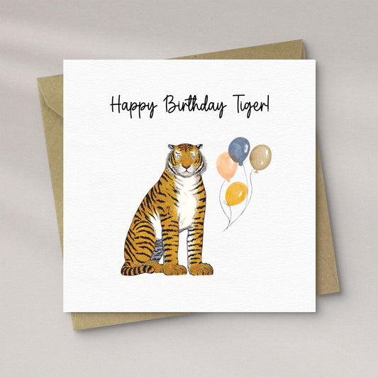Birthday Tiger Card