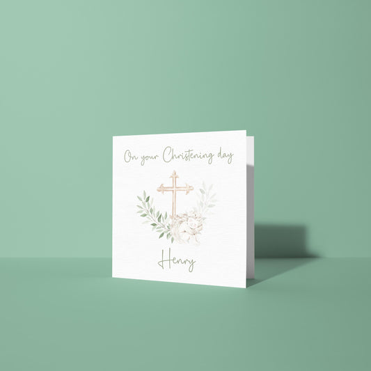 Christening Card