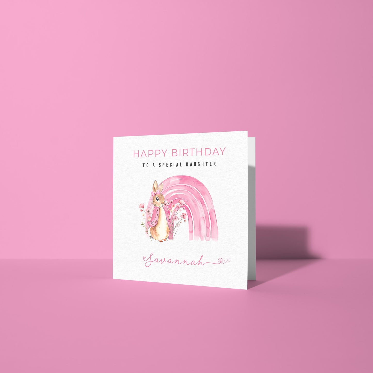 Rabbit Birthday Card