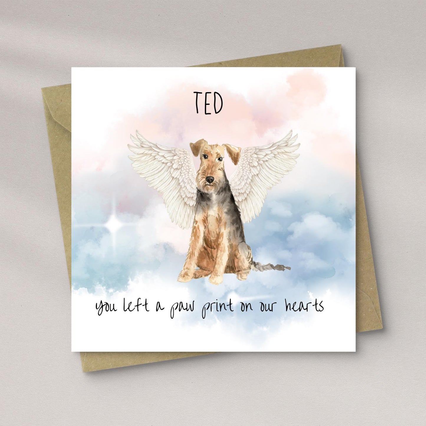 Welsh Terrier - Pet Loss Card