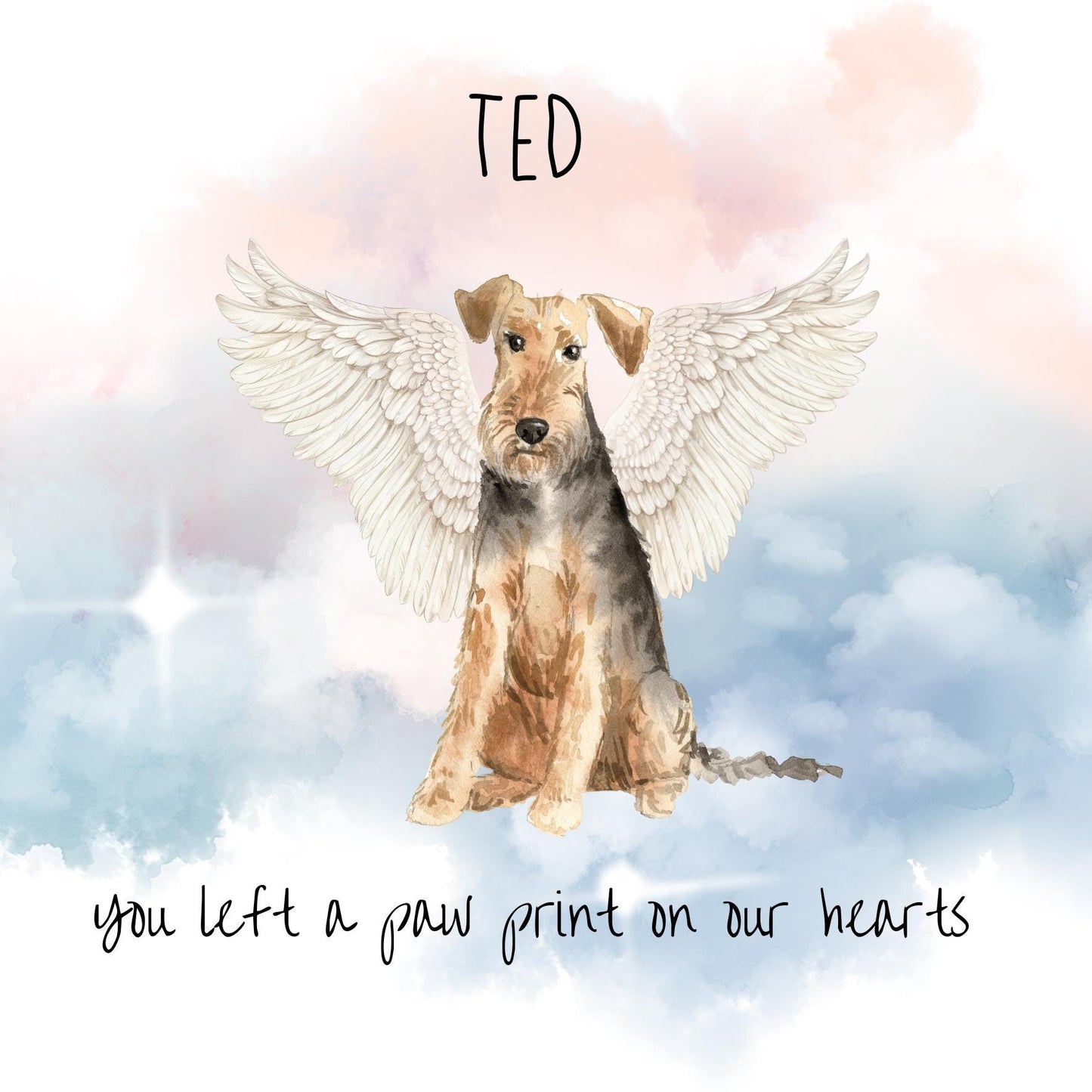 Welsh Terrier - Pet Loss Card