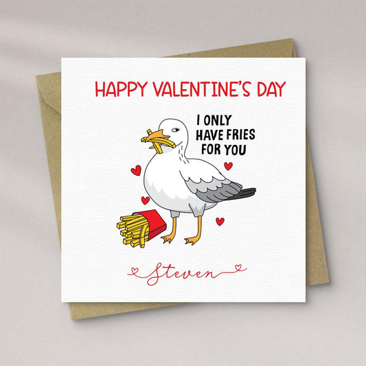 Seagull Valentine’s Day Card