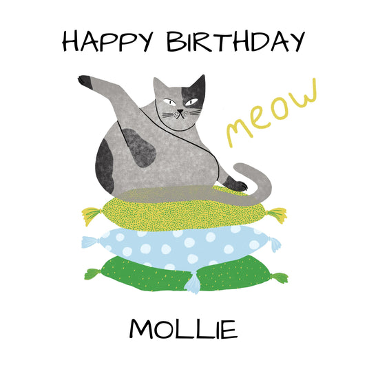 Cat Birthday Card