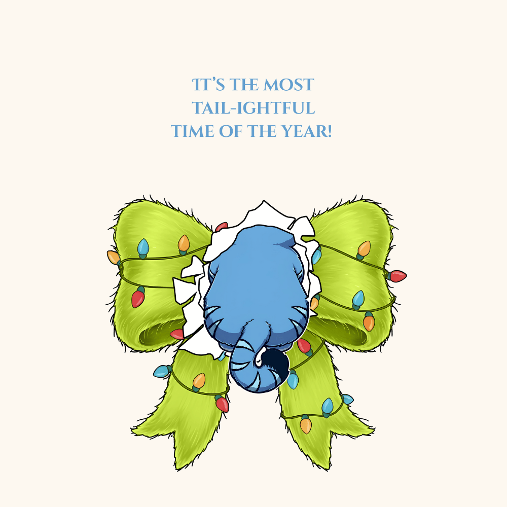 Personalised Custom Name Derpy Inspired Christmas Greetings Card K-Pop Demon Hunters Xmas Card: Free Mystery Sticker