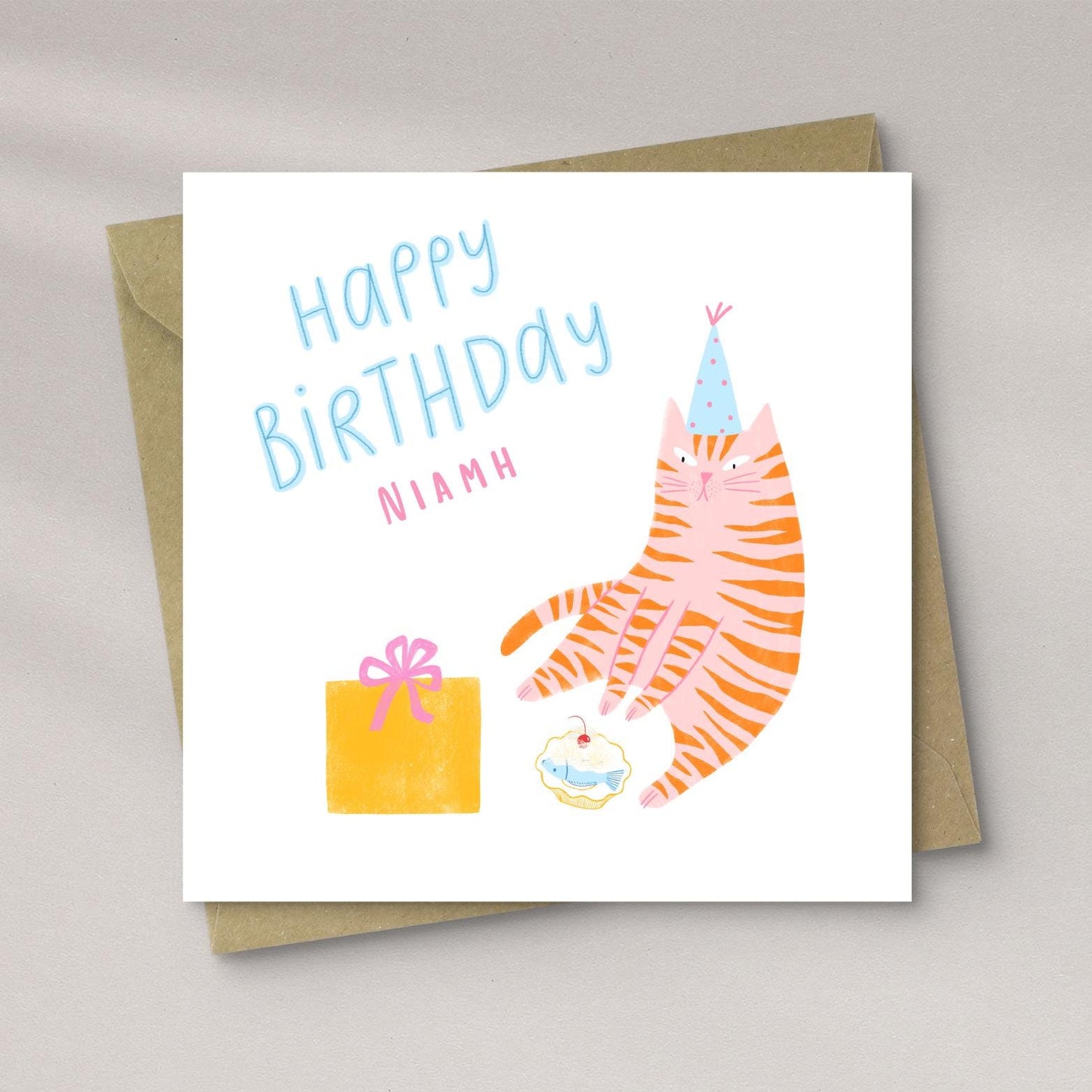 Cat Birthday Card