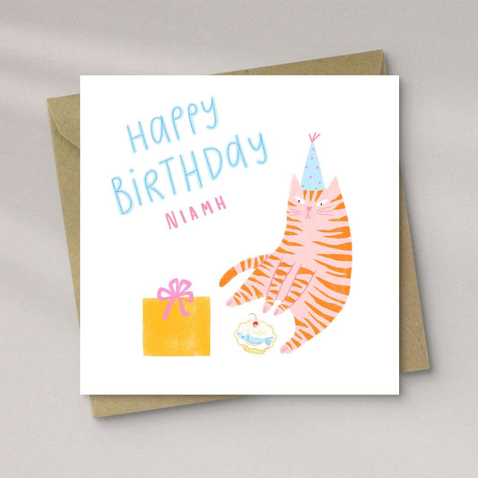 Cat Birthday Card