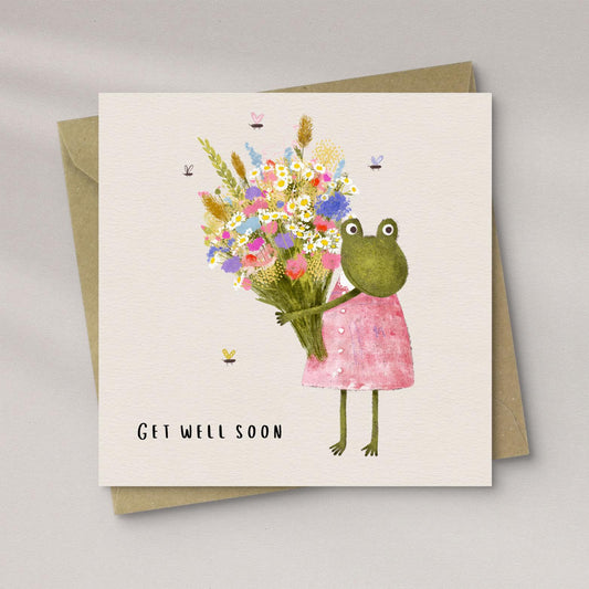 Frog - Get Well Soon Card