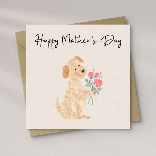 Mothers Day Dog Greeting Card