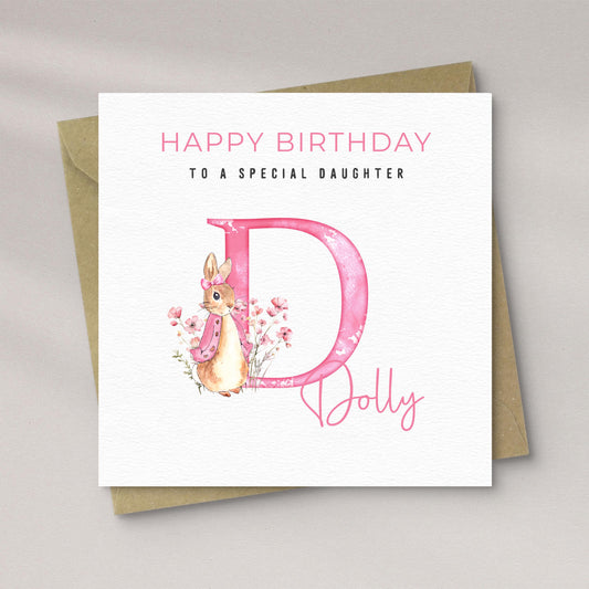 Rabbit Birthday Card