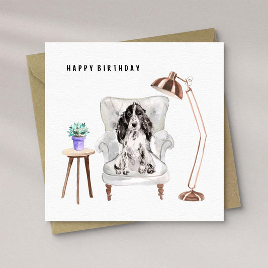 Cocker Spaniel Birthday Card