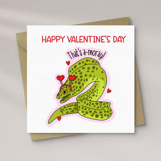 Moray Eel Valentine’s Day Card