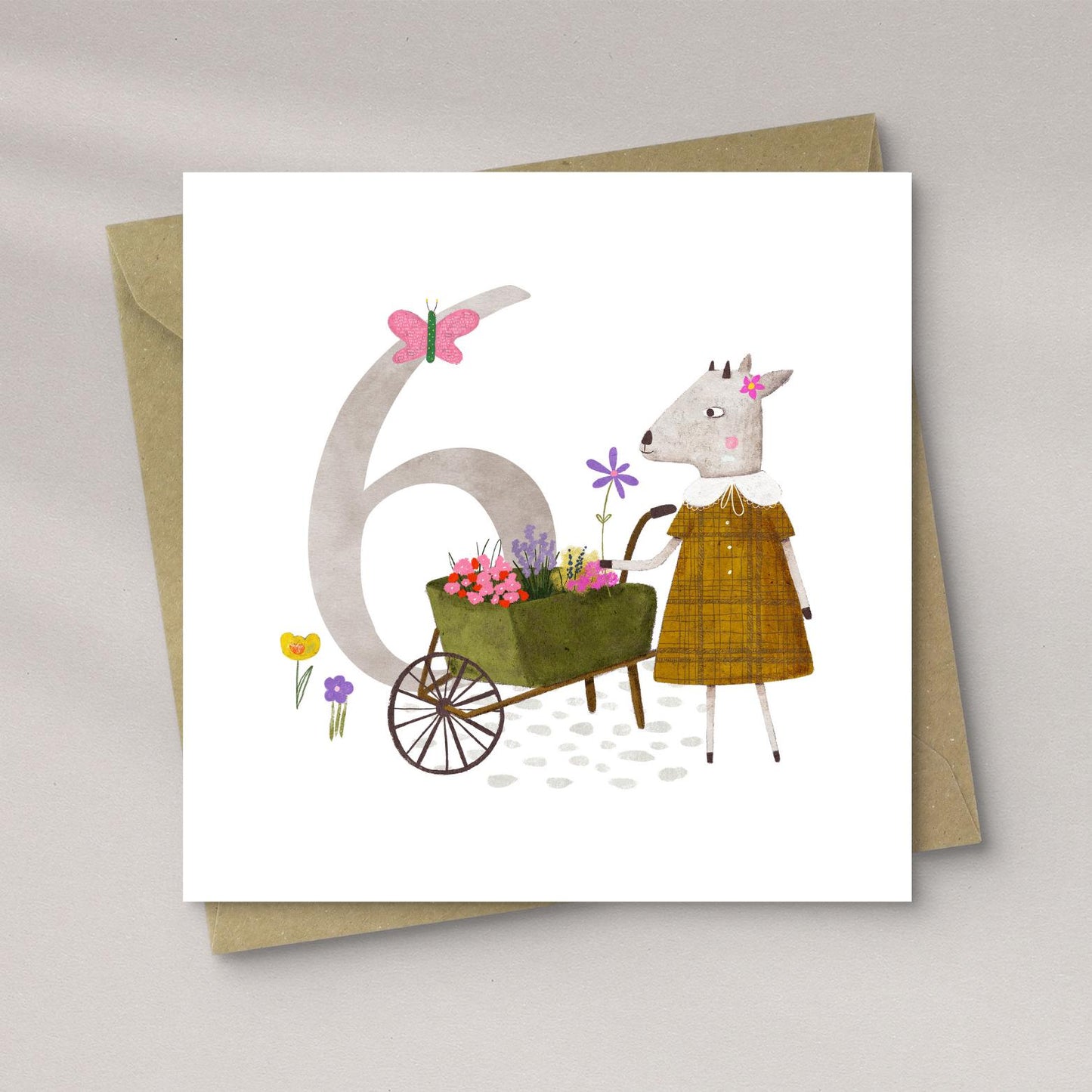 6th Birthday Greeting Card