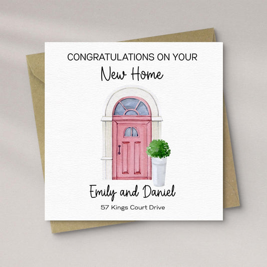 Personalised New Home Card
