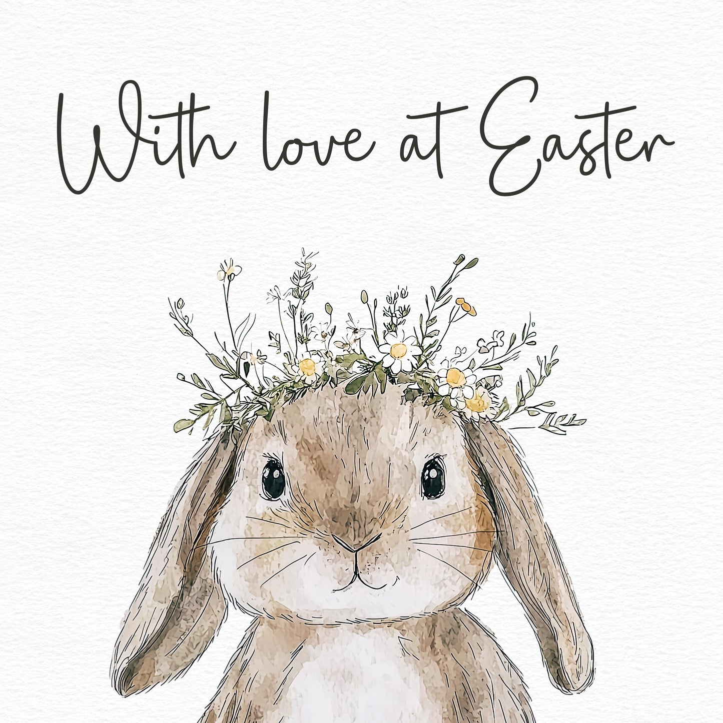 Rabbit Easter Card