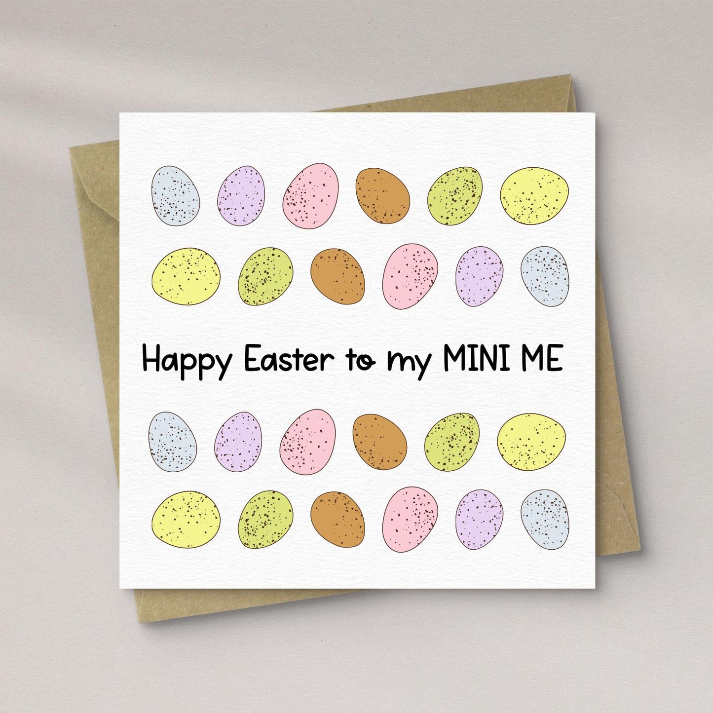 Happy Easter Mini Me Card