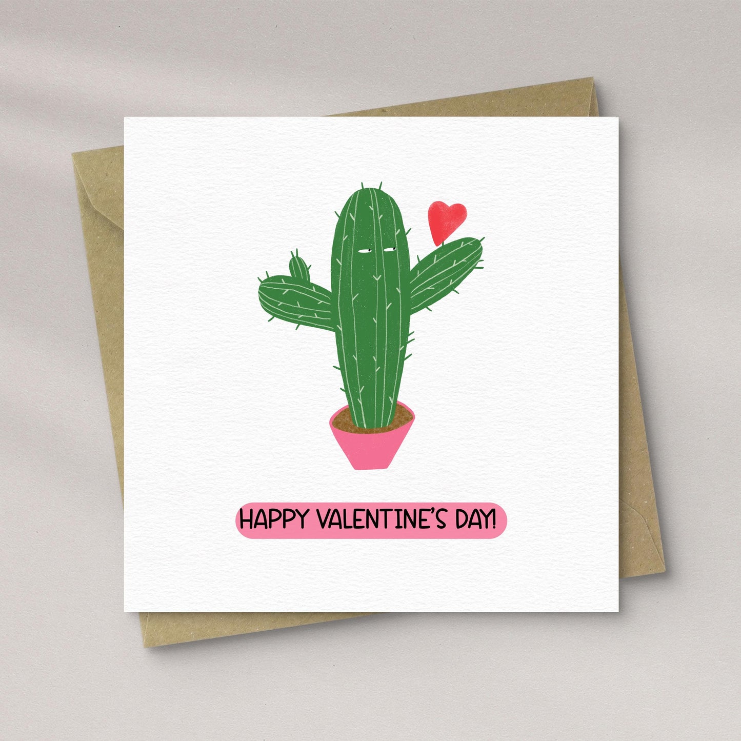 Cactus Heart Card